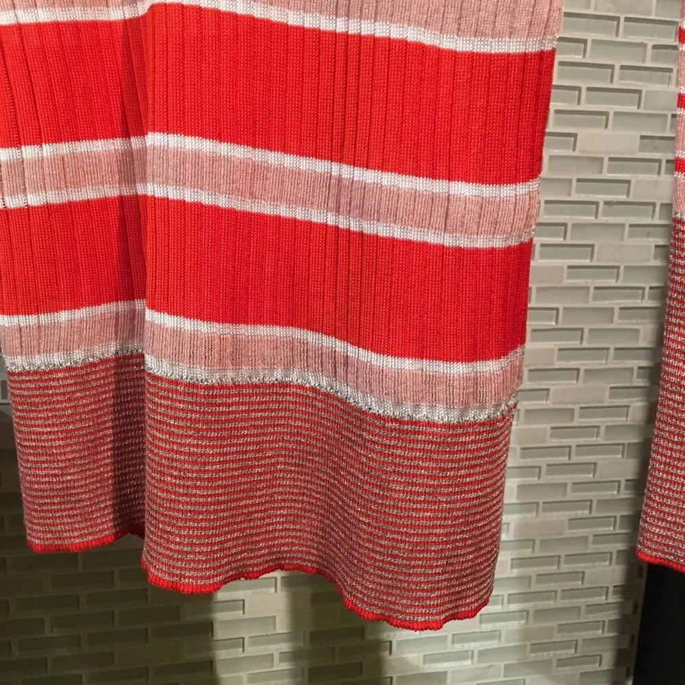 NWT Sandro Paris Ribbed Long Sleeve Striped Top - Picture 10 of 14